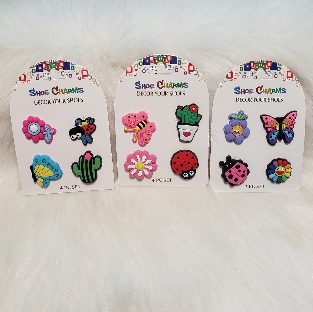 Crocs charms.  Butterfly shoe charms.